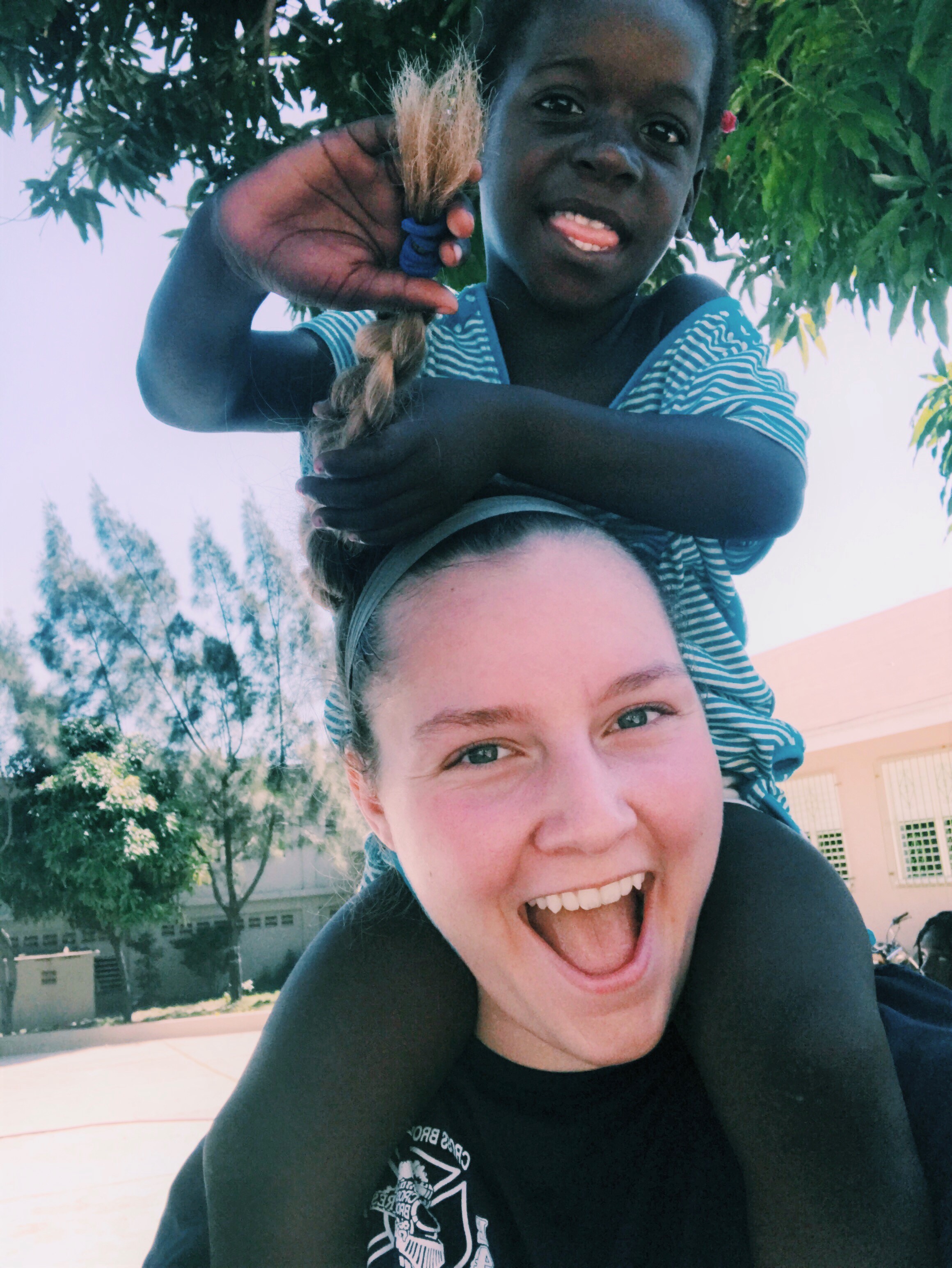 AHA student Madison Donohue in Haiti