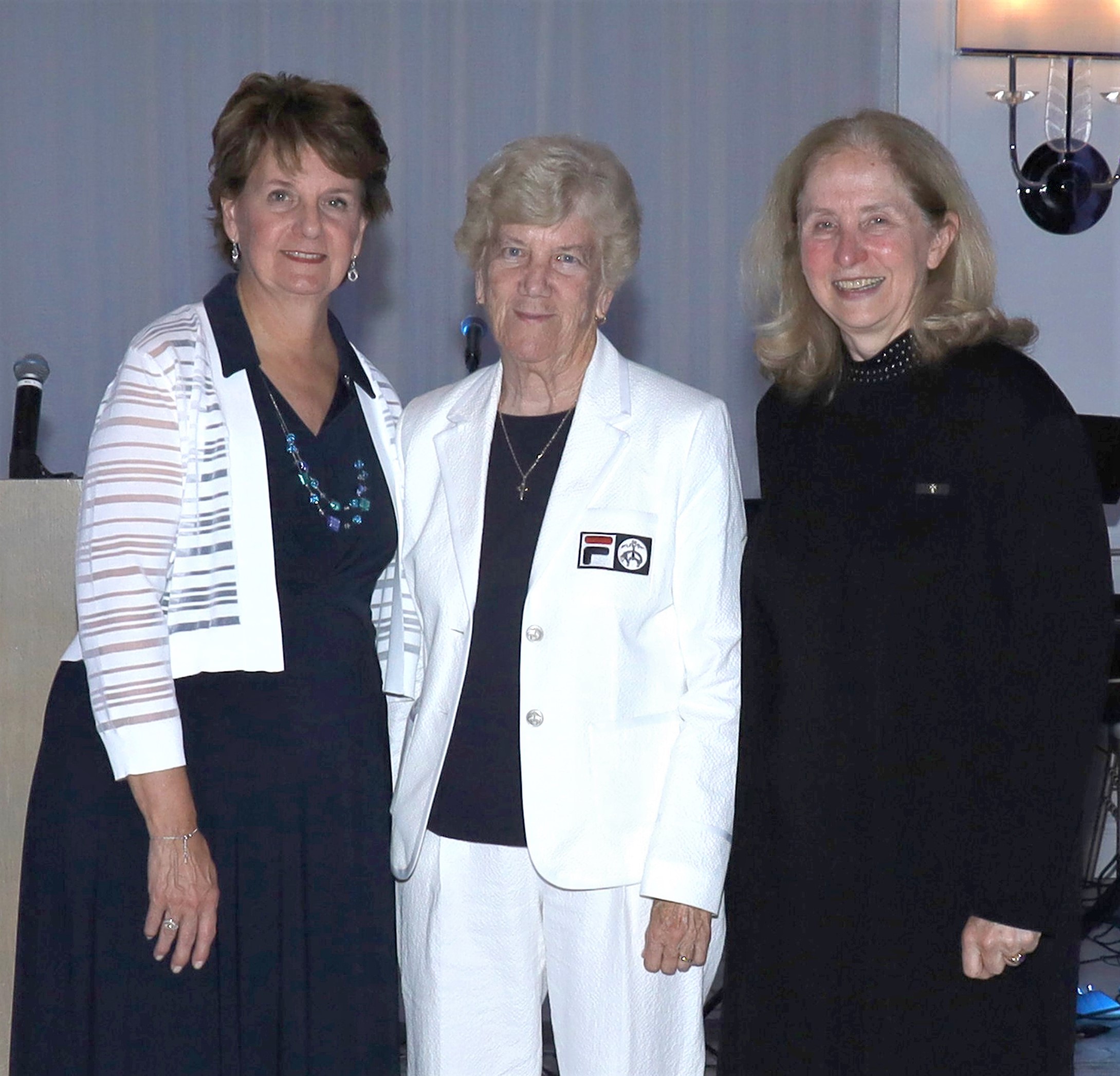 M. Hanlon, Sr Sharon Slear and Diane Oakley