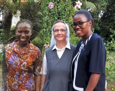 Left to right - Sister Antoinette Cornelius, Sister Dawida Krzempek and 