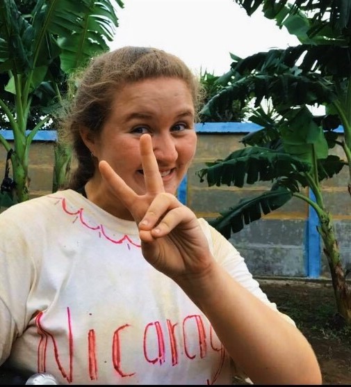 Academy of the Holy Angels Student Anya Skae in Nicaragua