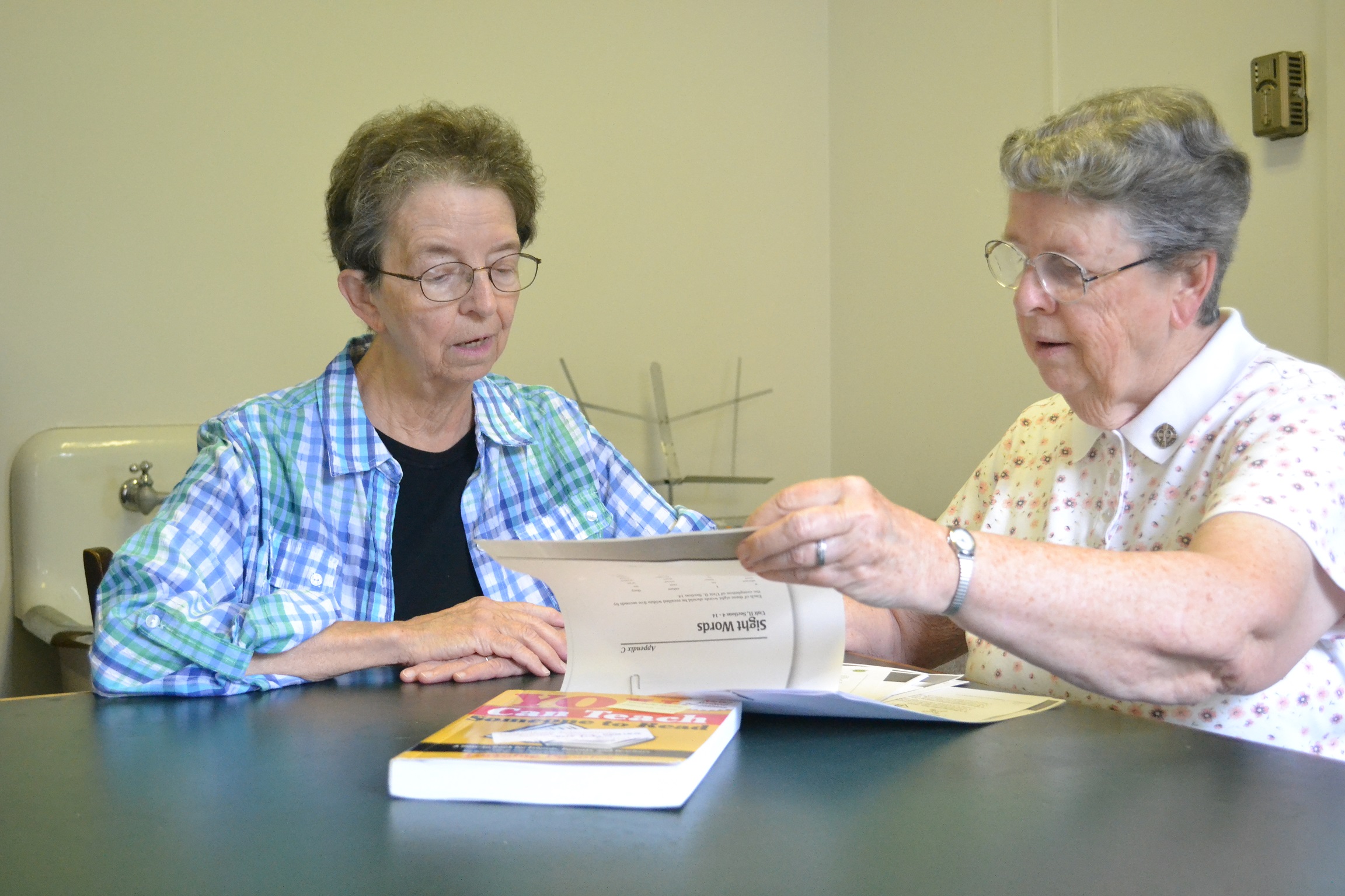 AWE Sisters Pat Glinka and John Francis