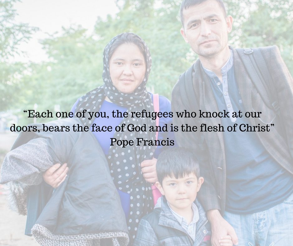 Each one of you... quote from Pope Francis