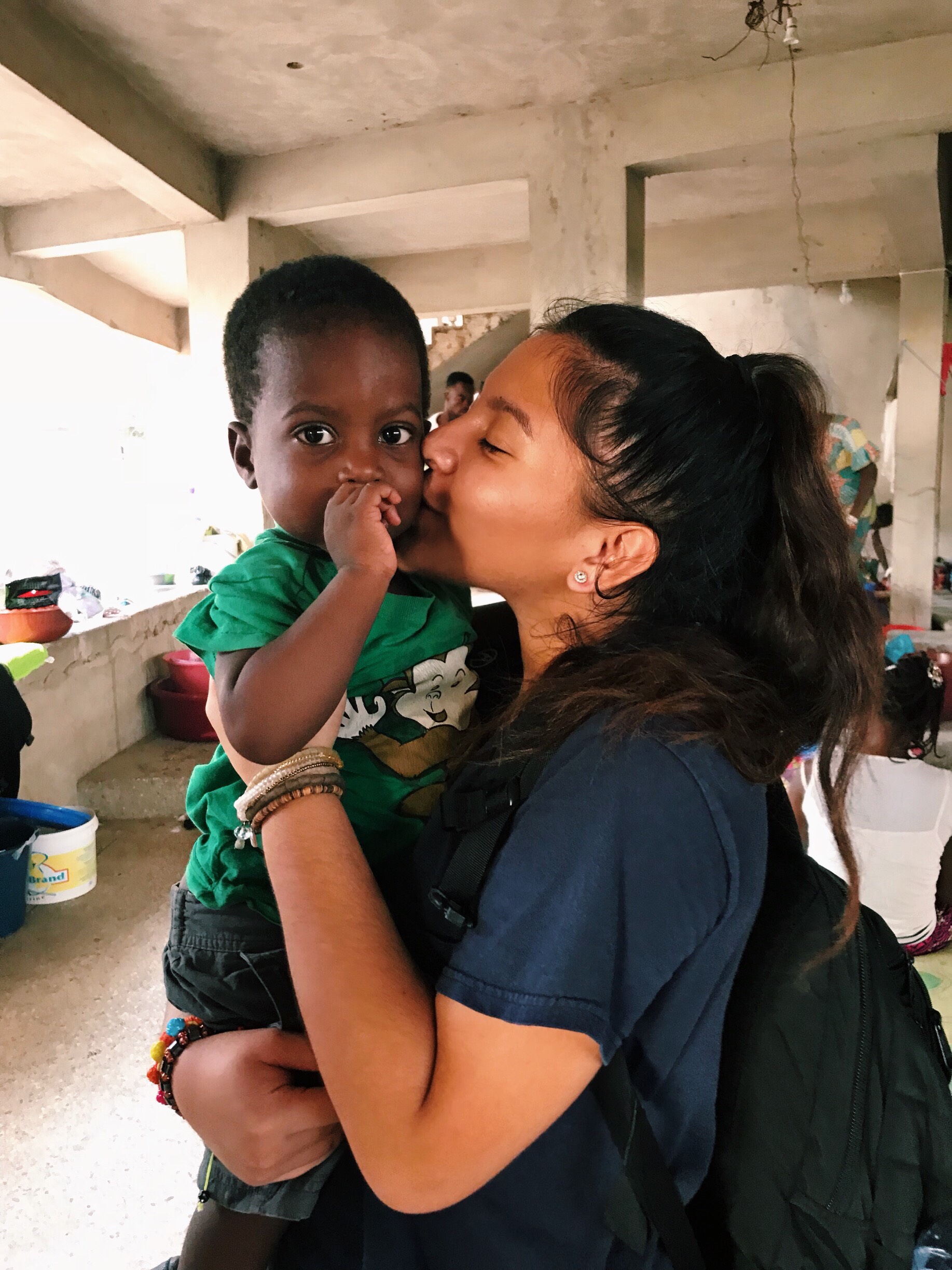 AHA student volunteering with Operation Smile in Ghana