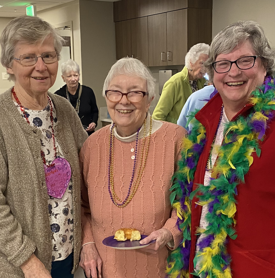 Sisters Cora Lee, Therese and Associate Mary Anne