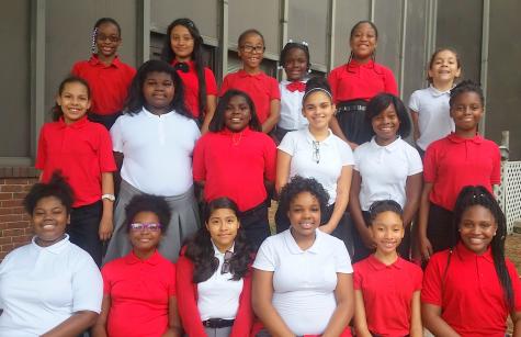 A group of Sisters Academy students