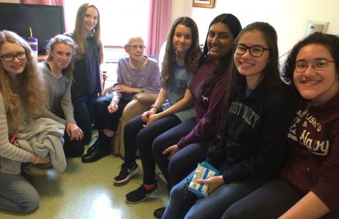 AHA students with Sister Genevieve