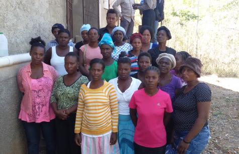 Haitian families supported by SSND