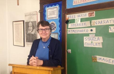 Sister Jane Cayer at Institute of Notre Dame