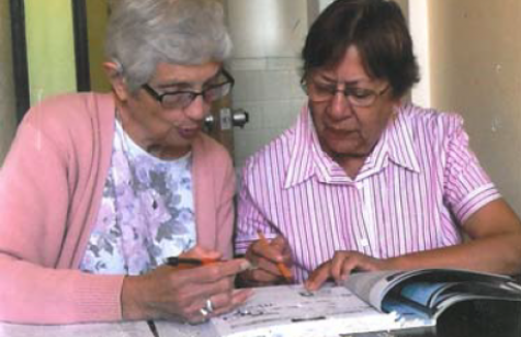 Sister Gina teaching at Corazon