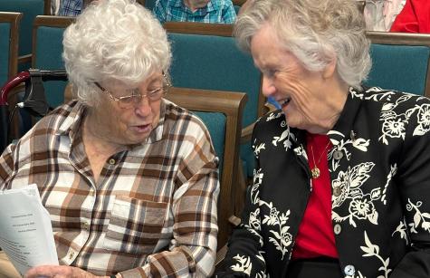 Sisters Maryrose Crowley and Anne McCarthy