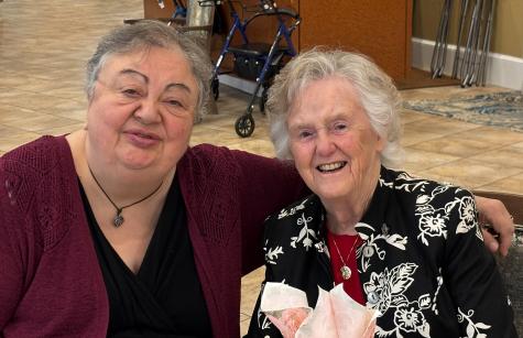 Sisters Sue Czaplicki and Anne McCarthy