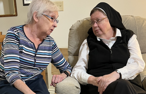 Sisters Emily Wollschlager and Dominica Michalke