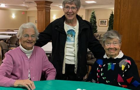 Sisters Lucy Giacchetti, Lorrita Verhey, Julice Bots