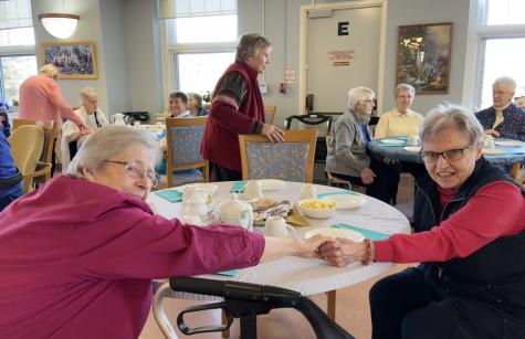 Sister Delia Calis and  Sister Maureen Mcgoey