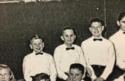 Student Wayne McDonnell at St. Benedict's School circa 1963